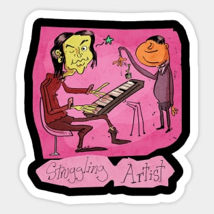 Struggling Artist Sticker